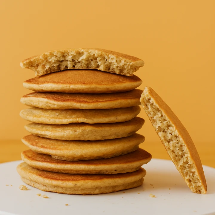 Tuti-Pancakes servidos para una merienda
